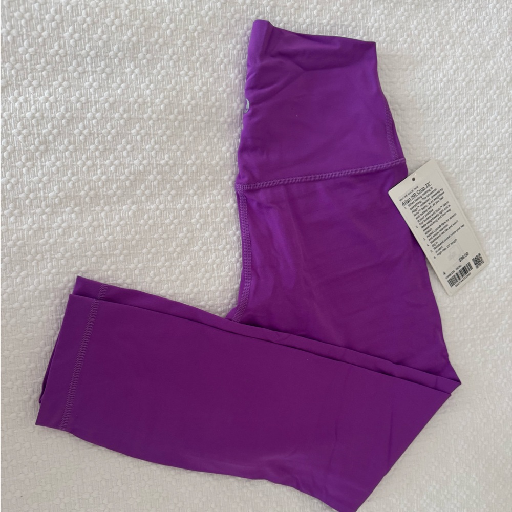 Lululemon Align HR (high rise) Crop 23” Leggings Purple